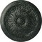 Ekena Millwork Vienna Ceiling Medallion (Fits Canopies up to 3 1/4"), 16 7/8"OD x 5/8"P, Painted Turtle Crackle CM17VIPTC - alternate 1